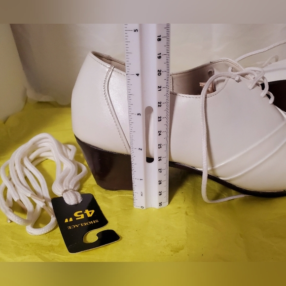 Madison Ave White Leather Men Shoes